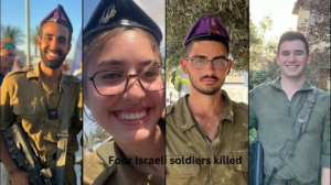 Four Israeli soldiers killed